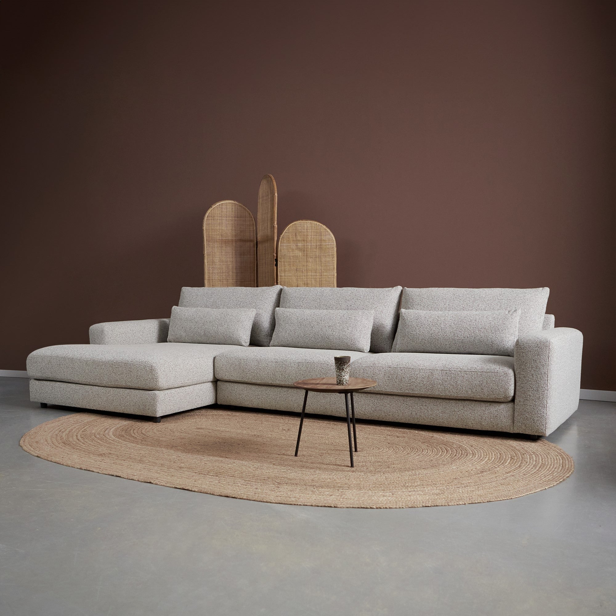 PEPP interiors COMO met rechte chaise longue links - Puente 09